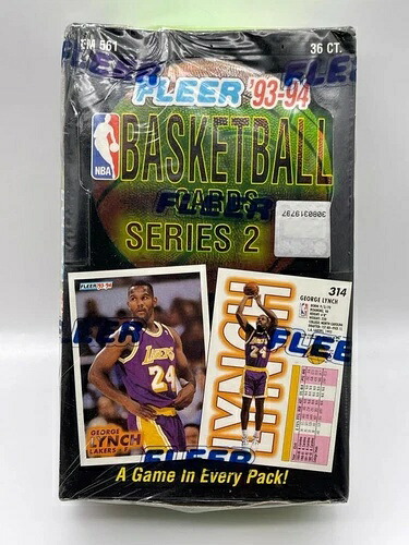 1993-94 FLEER バスケットボール シリーズ 2 ボックス - 新品未開封。｜トレーディングカード　ラフテル 64,130円