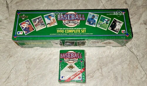 1990年 Upper Deck ベースボールカード 未開封 ファクトリーセット レギュラーセットとハイシリーズ｜トレーディングカード　ラフテル 67,155円