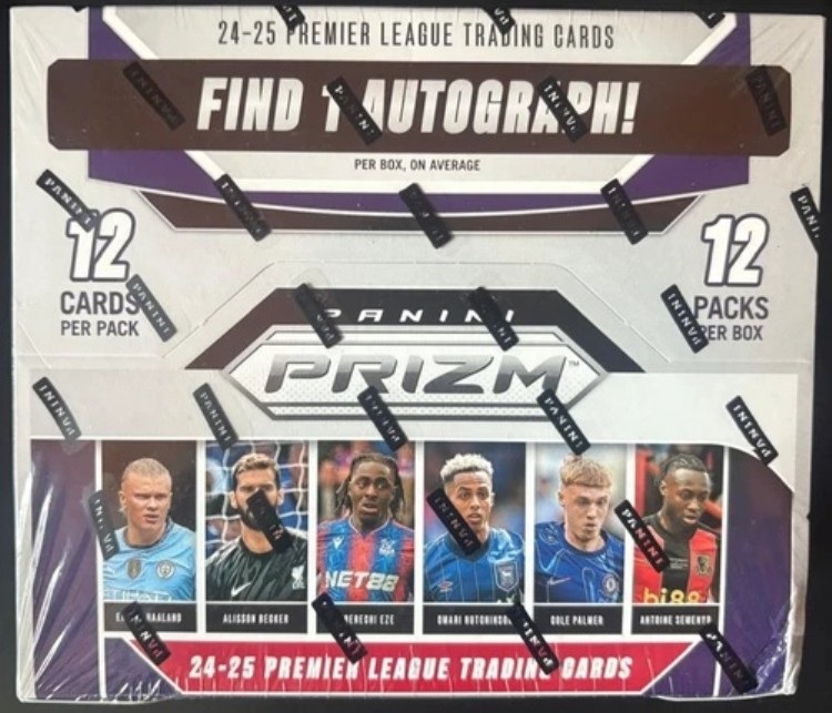 2024-25 パニーニ プリズム プレミアリーグ ホビーボックス 未開封 ハーランド ベッカー エゼ パルマー｜トレーディングカード　ラフテル 67,155円