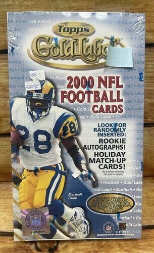 2000 Topps ゴールドラベル NFL フットボール 密封ホビーボックス 数量｜トレーディングカード　ラフテル