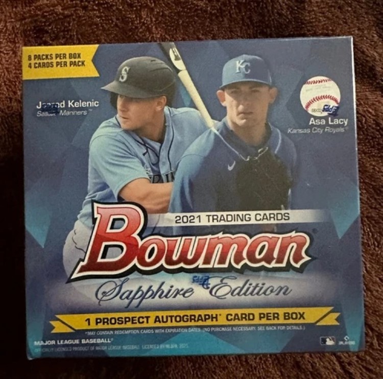 2021 Topps Bowman Baseball - Sapphire Edition シールドボックス｜トレーディングカード　ラフテル