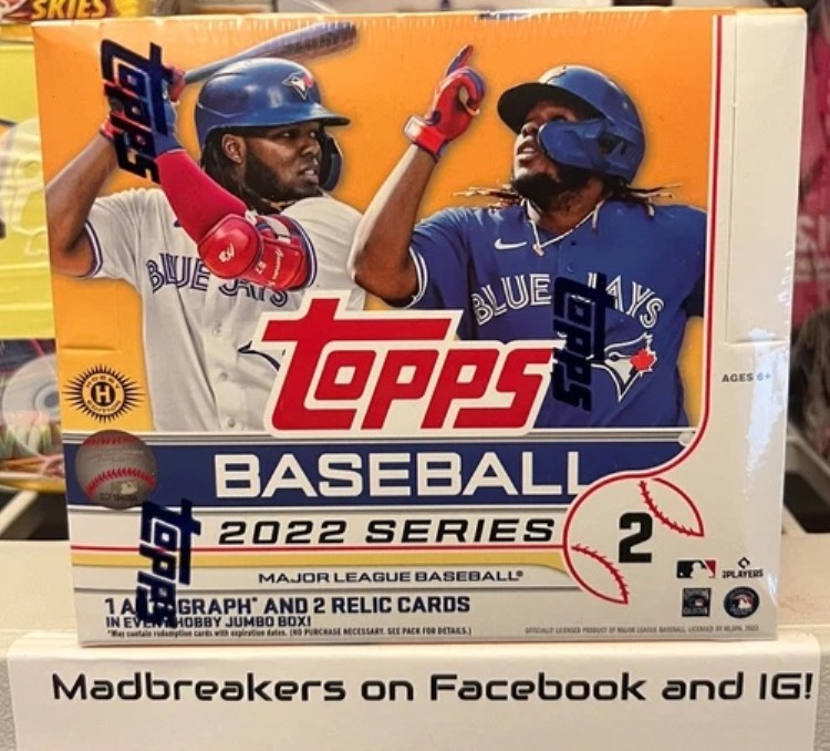 2022 Topps ベースボールシリーズ #2 HTA ジャンボボックス 工場未開封｜トレーディングカード　ラフテル