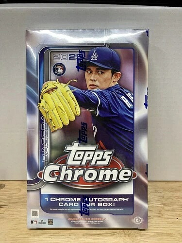 2025 Topps クローム ベースボール ホビーボックス 工場未開封｜トレーディングカード　ラフテル