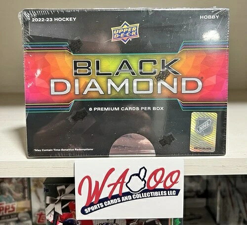 2022/23 アッパーデッキ ブラックダイヤモンド NHL ホッケー 工場未開封 ホビーカードボックス｜トレーディングカード　ラフテル