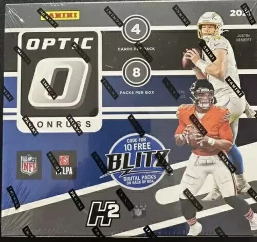 2021年 Donruss Optic Football H2 ホビーボックス 工場未開封｜トレーディングカード　ラフテル