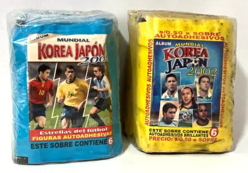 2 密封パッケージ FIFA ワールドカップ 韓国 日本 2002 ナバレテ ペルー版 ロナウド｜トレーディングカード　ラフテル