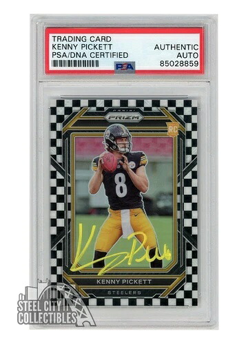 ケニー・ピケット 2022 パニーニ プリズム チェッカーボード オートグラフ ルーキーカード #301 PSA/DNA｜トレーディングカード　ラフテル