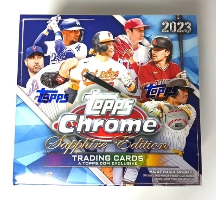 2023 Topps Chrome Baseball Sapphire Edition Box｜トレーディングカード　ラフテル