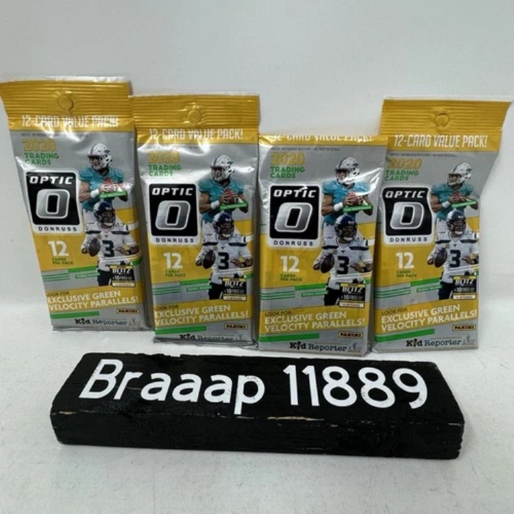 2020年 パニーニ ドンラス オプティック NFL フットボール ファットチェロ バリューパック 未開封 4個セット 新品｜トレーディングカード　ラフテル