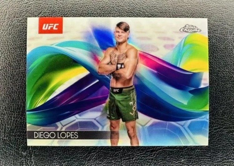 2025 Topps UFC Chrome DIEGO LOPES Helix #HEL-1 ケースヒット SSP｜トレーディングカード　ラフテル