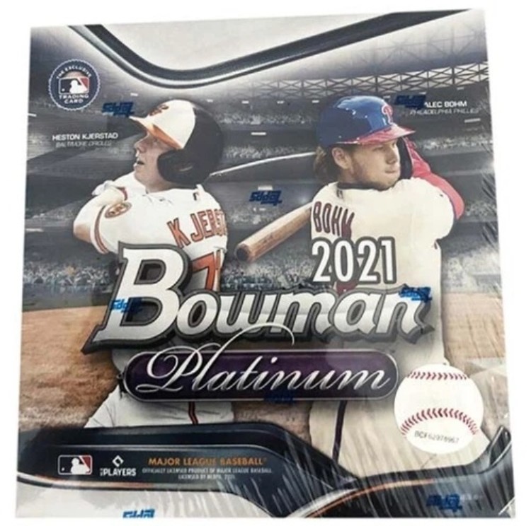 2021 ボウマン プラチナ ベースボール メガボックス ファクトリー シール 2ボックスロット (直筆サイン4枚)｜トレーディングカード　ラフテル