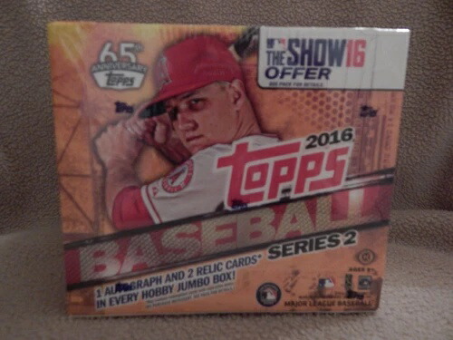 2016 Topps シリーズ2 MLB ベースボール ジャンボ ホビーボックス - 工場未開封｜トレーディングカード　ラフテル