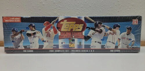 2001 Topps ベースボール コンプリート ファクトリー ホビー シールド セット ~ 790 枚のカード ~ シリーズ 1 & 2｜トレーディングカード　ラフテル