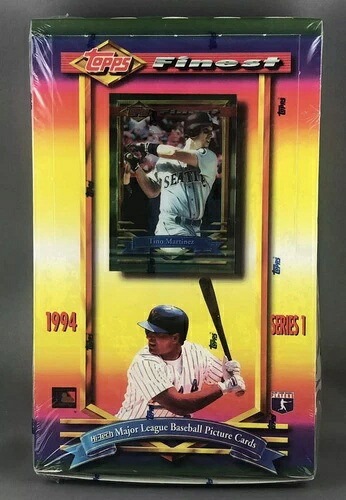 1994 Topps Finest シリーズ 1 MLB 24パック 未開封 ホビーボックス ペドロ・マルティネス RC｜トレーディングカード　ラフテル