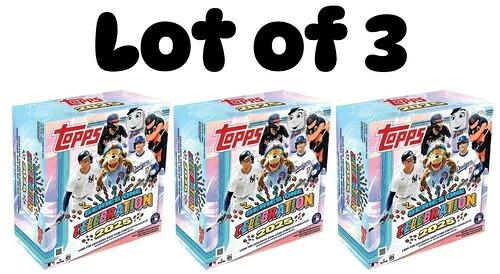 3個セット | 2025 Topps シリーズ1 MLB Celebration メガボックス 新品未開封｜トレーディングカード　ラフテル