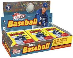 2024 Topps Heritage High Number MLB Baseball ファクトリーシール ホビーボックス プレセール｜トレーディングカード　ラフテル