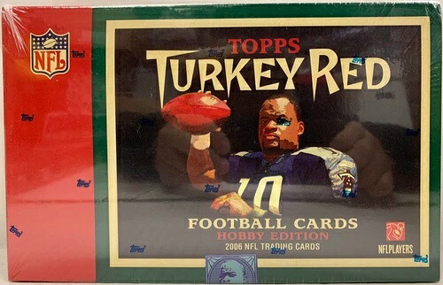2006 Topps ターキーレッド NFL フットボール ホビーボックス 24パック デュアルオート 新品未開封｜トレーディングカード　ラフテル