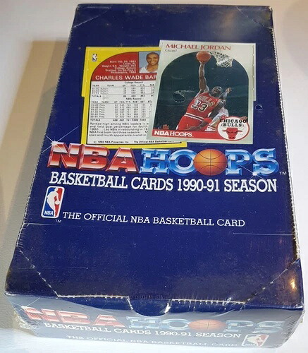 1990-91 NBA フープス バスケットボール シリーズ 1 未開封ボックス マイケル・ジョーダン - 工場未開封｜トレーディングカード　ラフテル 79,860円