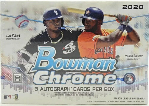 2020年 Bowman Chrome 野球ボール ファクトリーシール HTA ホビー ジャンボボックス（チョイスボックス）｜トレーディングカード　ラフテル