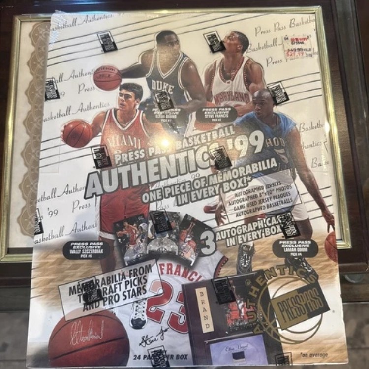 1999 PressPass 正規 NBA ホビーボックス 工場未開封 レアボックス 3台入り / ボックス｜トレーディングカード　ラフテル 65,945円