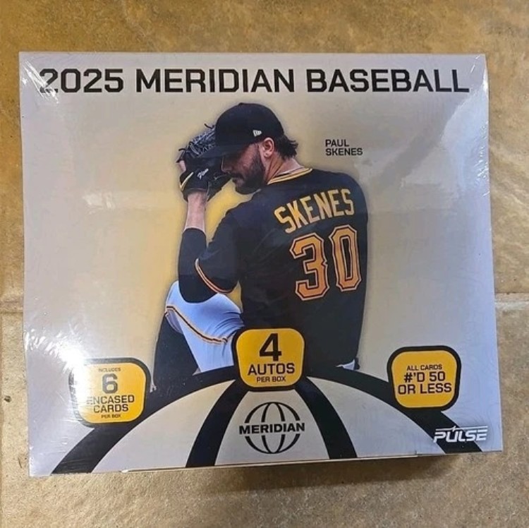 2025 パルス メリディアン ベースボール 工場未開封 ホビーボックス 4台入り｜トレーディングカード　ラフテル