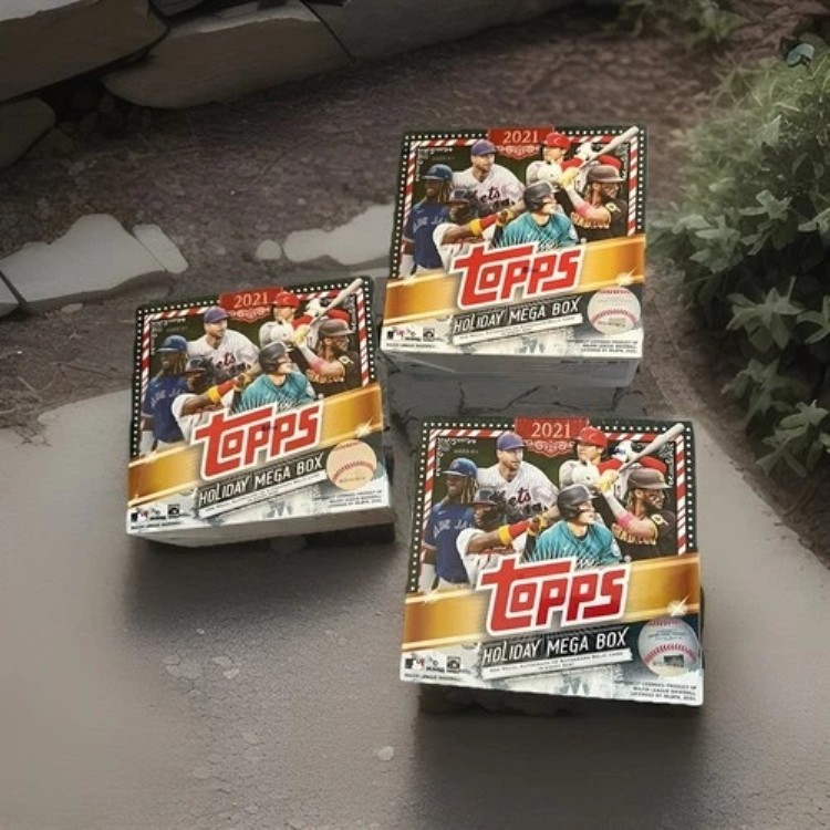 2021 Topps ホリデー メガボックス MLB 工場未開封 3箱セット|トレーディングカード ラフテル