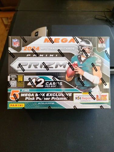 2024 Panini Prizm Football MEGA BOX 未開封 新品 ピンク Prizm READ|トレーディングカード ラフテル