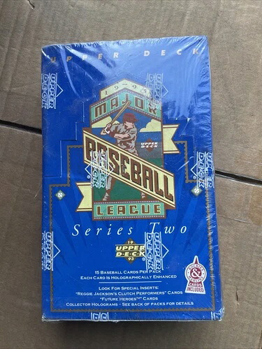 1993年 Upper Deck ベースボール シリーズ 2 工場未開封ボックス|トレーディングカード ラフテル