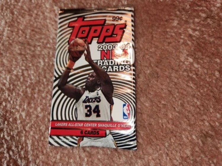 2003-04 TOPPS バスケットボール カード パック POS レブロン ジェームス ルーキー インサート+ボーナスカード|トレーディングカード ラフテル