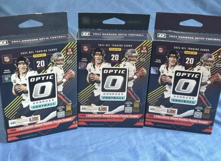 2024年 パニーニ ドンラス オプティック NFL フットボール 工場未開封 ハンガー 3個セット｜トレーディングカード　ラフテル