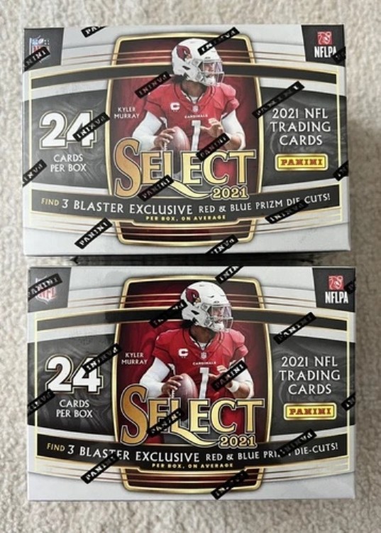 2021 パニーニ セレクト NFL フットボール ブラスターボックス (2個セット) 未開封 手渡し レッド&ブルー｜トレーディングカード　ラフテル 54,120円