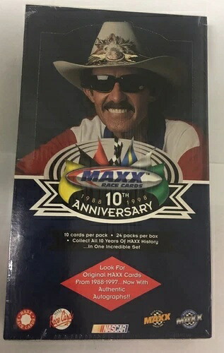1998年 Maxx 10周年記念 NASCAR レーシング ホビーボックス 工場未開封 24個パック|トレーディングカード ラフテル