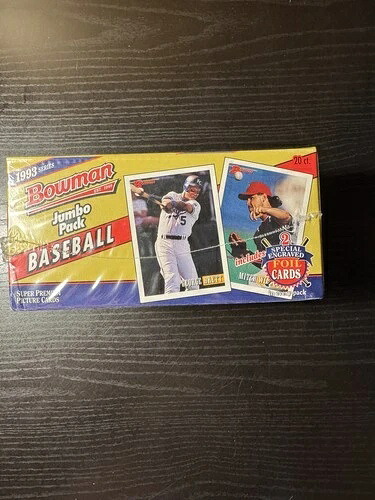 1993年 Bowman 野球ジャンボパック 20パックボックス 工場未開封|トレーディングカード ラフテル
