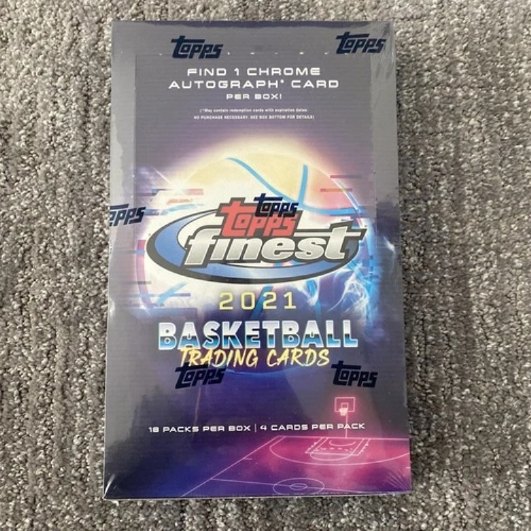 2021 Topps Finest Basketball ファクトリーシール ホビーボックス｜トレーディングカード　ラフテル