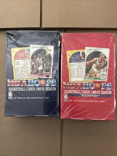 1990-91 フープス シリーズ1 & 2 バスケットボールボックス 36個入り 工場未開封 ジョーダン・バード｜トレーディングカード　ラフテル