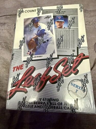 1990 リーフ シリーズ 1 工場未開封ボックス (36 パック) FASC Sosa RC Griffey /1|トレーディングカード ラフテル