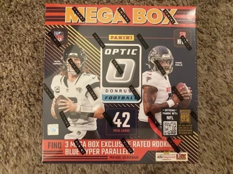 2024 パニーニ ドンラス オプティック NFL フットボール 密封メガボックス ブルー ハイパーウォルマート数量!|トレーディングカード ラフテル