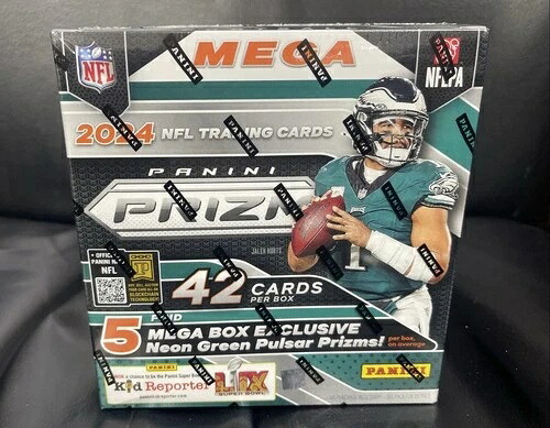 2024年 パニーニ プリズム NFL フットボール メガボックス 新品未開封 ネオングリーン パルサー プリズム｜トレーディングカード　ラフテル