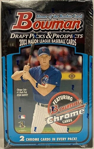 2003 ボウマン ドラフトピック＆プロスペクト MLB 野球 ホビーボックス 24パック 新品未開封｜トレーディングカード　ラフテル
