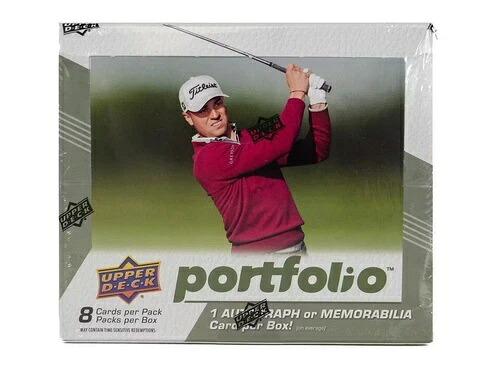 2024 Upper Deck ポートフォリオ ゴルフ ホビーボックス 工場未開封 8パック 64枚 PGAツアー|トレーディングカード ラフテル