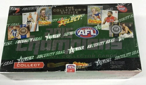 2015 セレクト AFL シリーズ 1-AFL チャンピオン トレーディングカード ファクトリーシールボックス (36 パック)