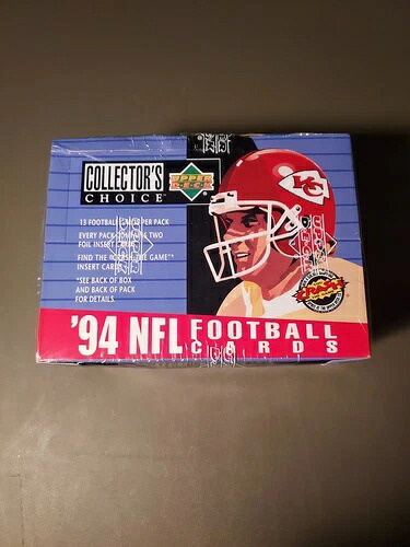 1994年 Upper Deck Collector's Choice フットボールボックス 工場未開封 レア パープルボックス｜トレーディングカード　ラフテル 53,460円