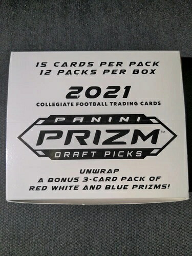 2021年 Panini Prizm フットボールドラフトピック チェロボックス - 合計12個のファットパック 新品未開封｜トレーディングカード　ラフテル