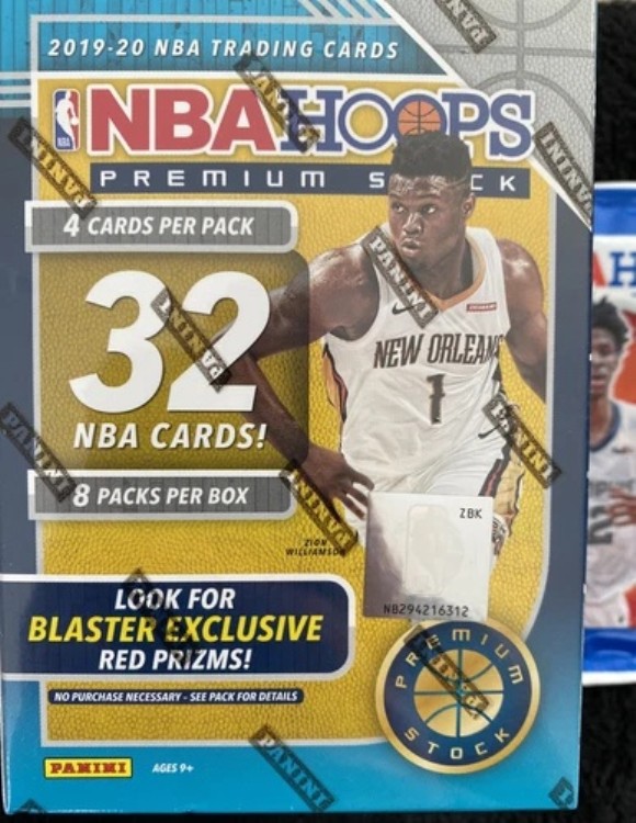 2019-20 パニーニ NBA フープス ロット - プレミアムストックブラスター（密封済み）1個、ファットパック（1個）｜トレーディングカード　ラフテル