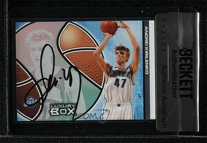 BAS 2004-05 Topps Luxury Box Andrei Kirilenko #1 Seal of Authenticity Auto｜トレーディングカード　ラフテル