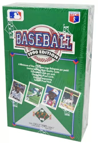 1990年 Upper Deck ベースボール ロー # シリーズ ファクトリーシールワックスボックス - 36パック (FASC)｜トレーディングカード　ラフテル