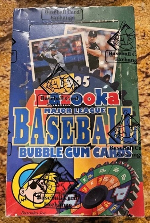 1995 Topps バズーカ バブルガム ベースボール 未開封ボックス BBCE ラップ 36パック レア|トレーディングカード ラフテル