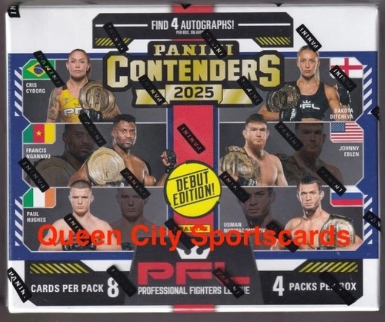 2025 パニーニ コンテンダーズ PFL ファクトリーシール ホビーボックス|トレーディングカード ラフテル