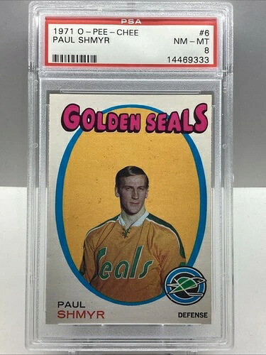 1971-72 O PEE CHEE ポール・シュマー #6 RC PSA 8 55,660円