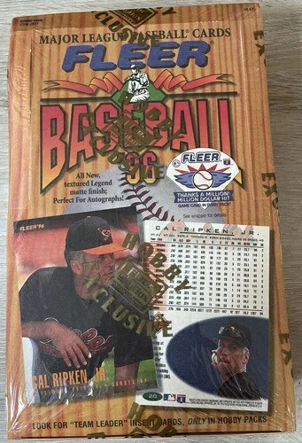 1996年 Fleer 工場未開封 ホビーボックス｜トレーディングカード　ラフテル